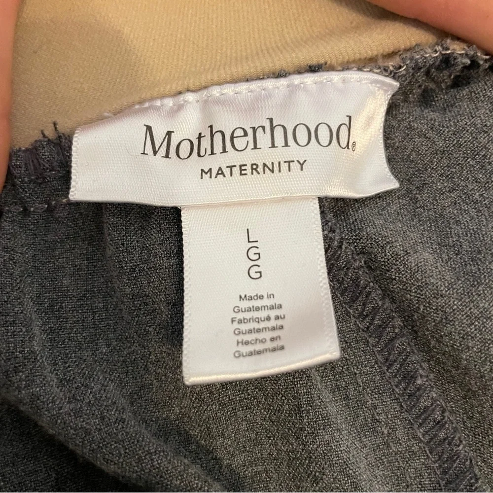 Motherhood Maternity Women’s L Gray Wide Leg Secret Fit Belly Dress Pants